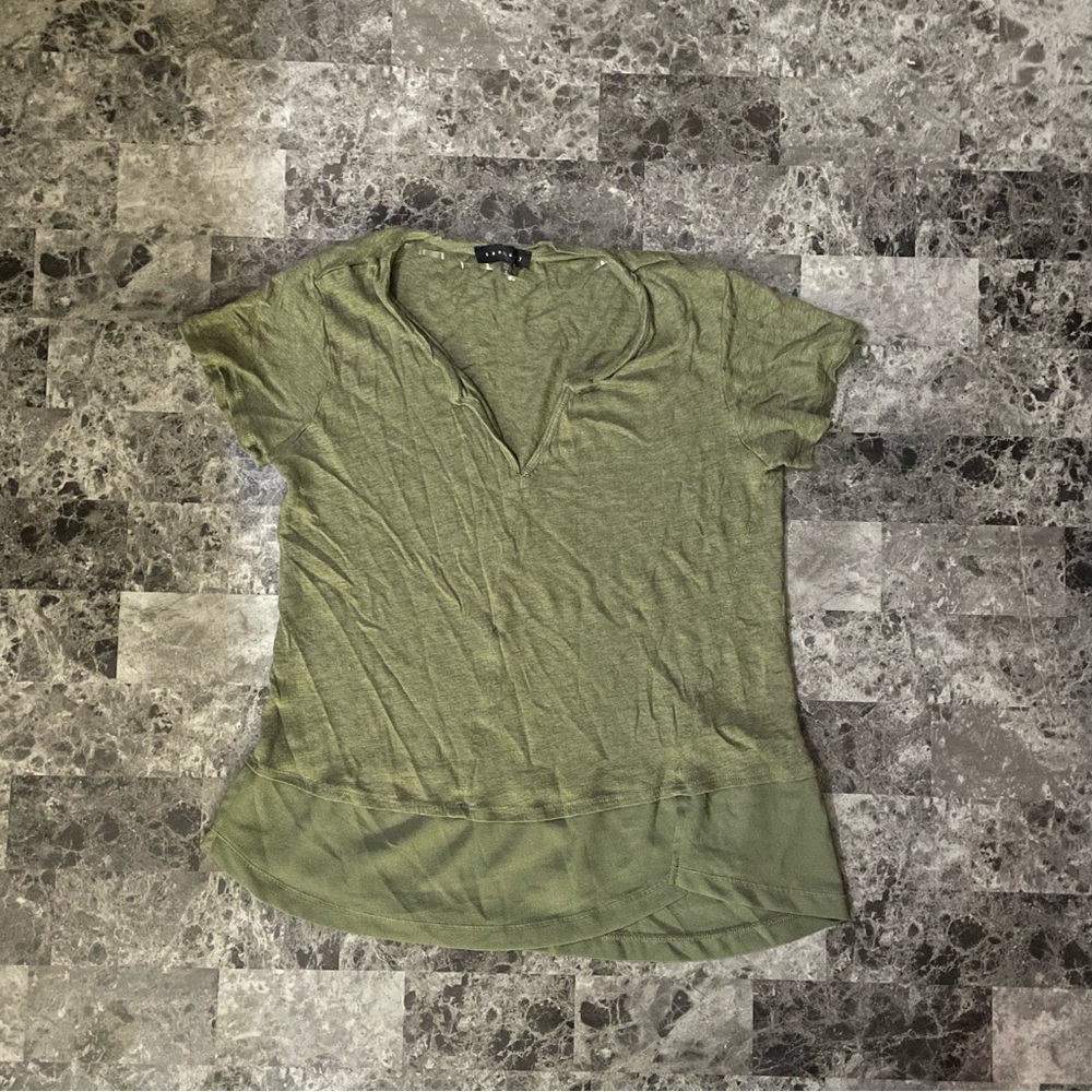 Sanctuary 100% Linen  V-Neck Tee